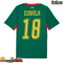 Camisa de Futebol Senegal Ismaila Sarr #18 Equipamento Secundário Mundo 2026 Manga Curta